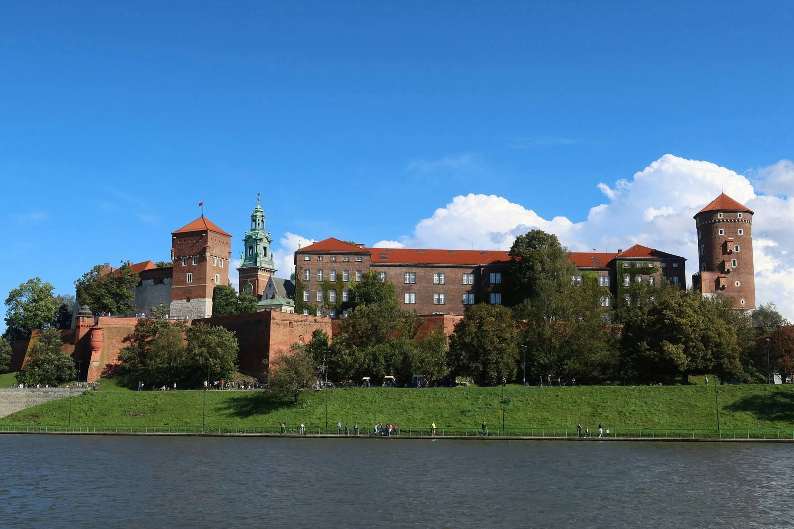 Wawel Castle seen from the Vistula